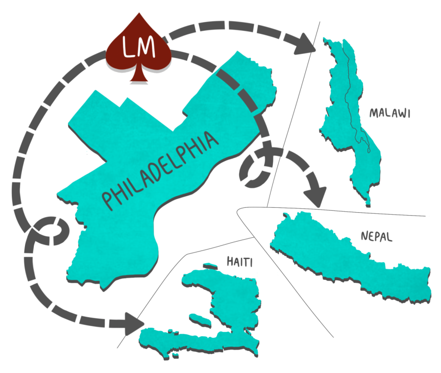 Despite helping communities across the globe, buildOn often overlooks one of the places in greatest need—right in Philadelphia. | Graphic by Cate Roser 21/Staff