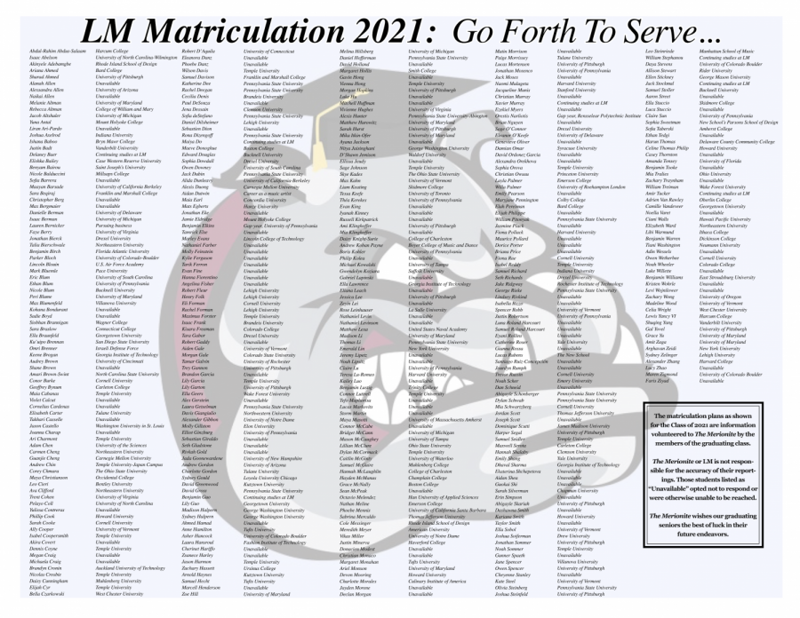 LM Commits 2021: Go Forth To Serve