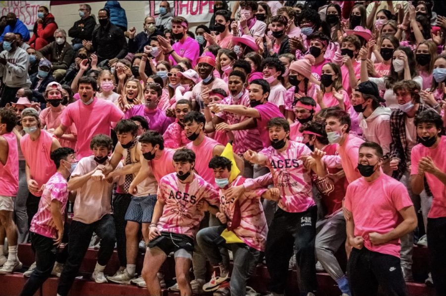 The Dawg Pound sports all-pink at the annual Hope Classic. | Photo courtesy of 