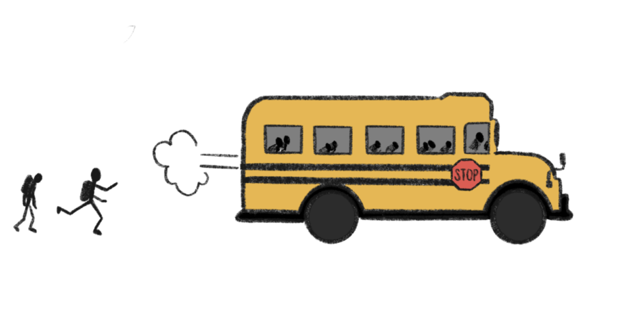 Students across LMSD rely on buses to travel to and from school | Graphic by 
