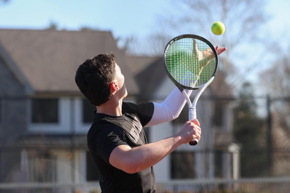 Varsity boys' tennis takes on Downingtown West.